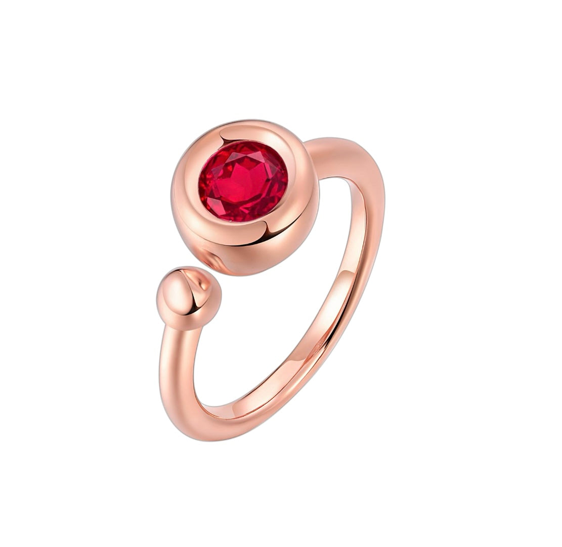 I AM CUTE RING ROSE GOLD