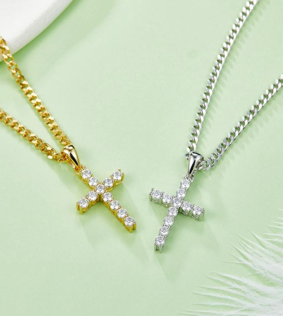 TRUST GOD CROSS NECKLACE