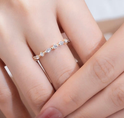 14K Lab Diamond DEF/VS marquise diamond Ring