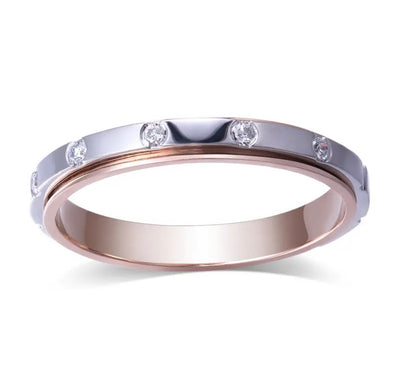 14K  Diamond Ring Band