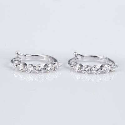 STUNNING HOOPS MOISANNITE