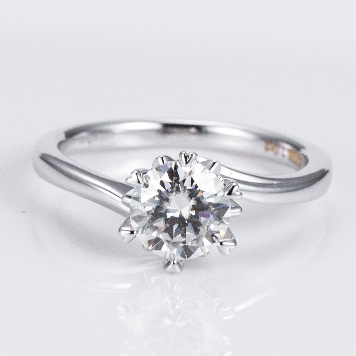 1.0CT ROUND CUT ENGAGEMENT RING MOISANNITE