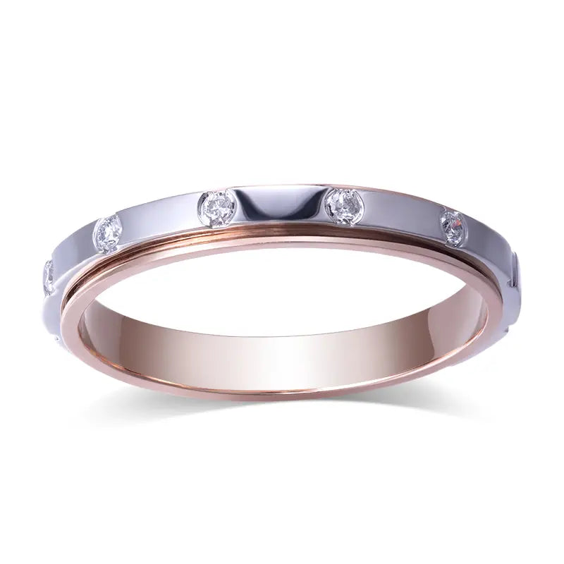 14K  Diamond Ring Band