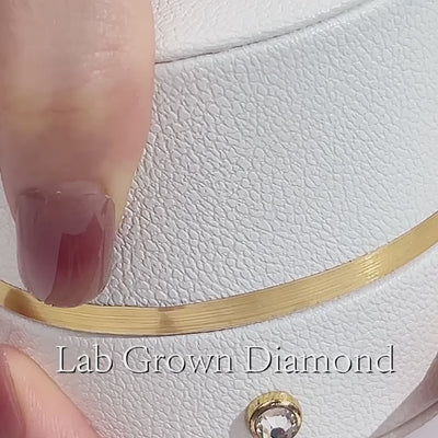 Large size 5ct Cushion lab diamond Solitaire ring
