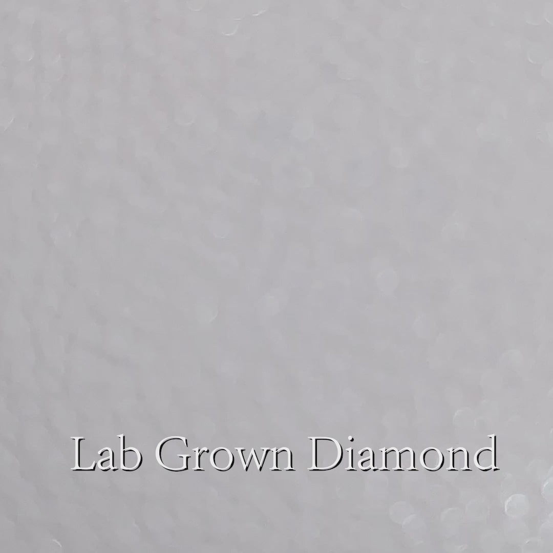 Solid 14K rose gold ring three diamond round brilliant cut lab grown diamond ring