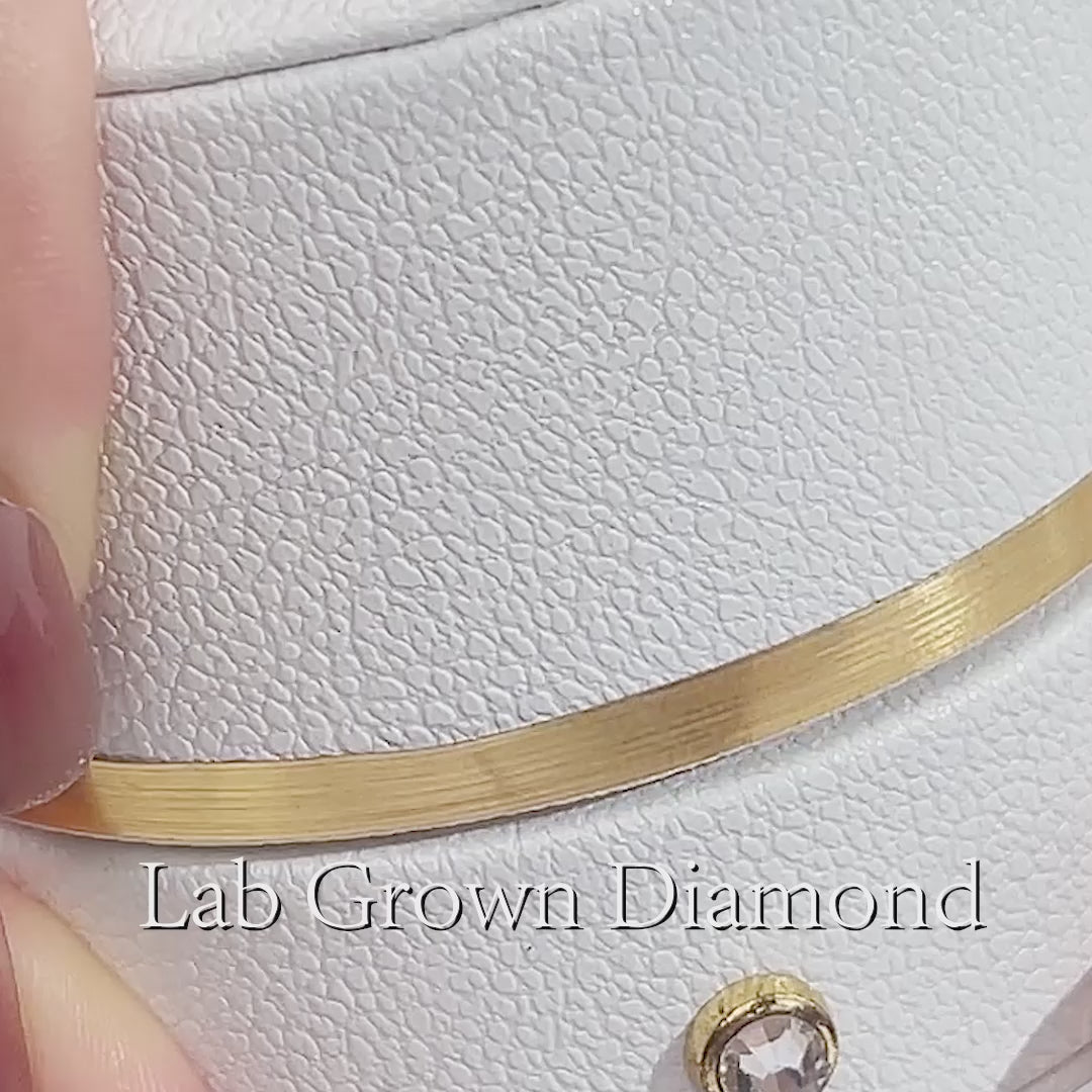 Fancy Shape Lab diamond Hall Eternity Ring