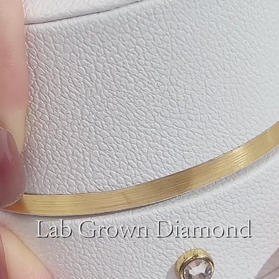 Fancy Shape Lab diamond Hall Eternity Ring